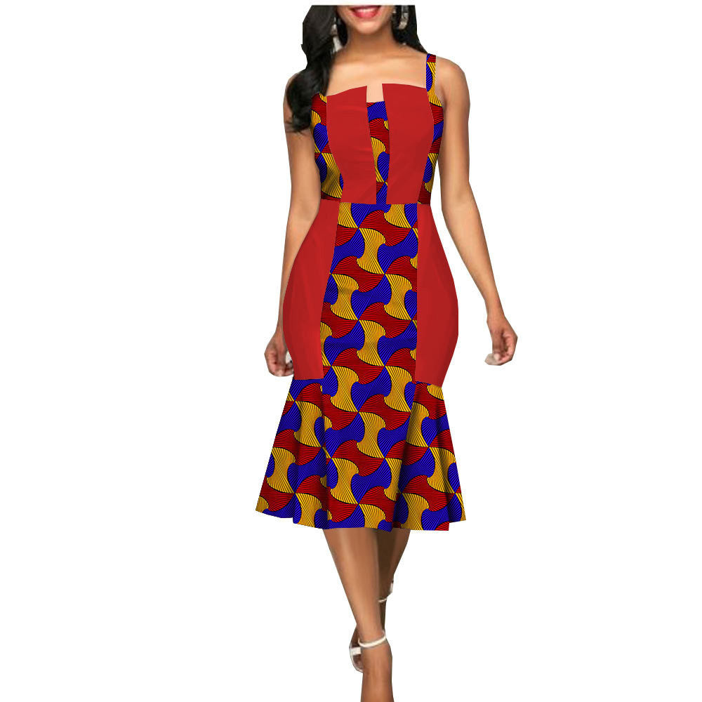 Robe d'été africaine personnalisée pour femme, tenue de soirée, vêtements africains, robe d'été