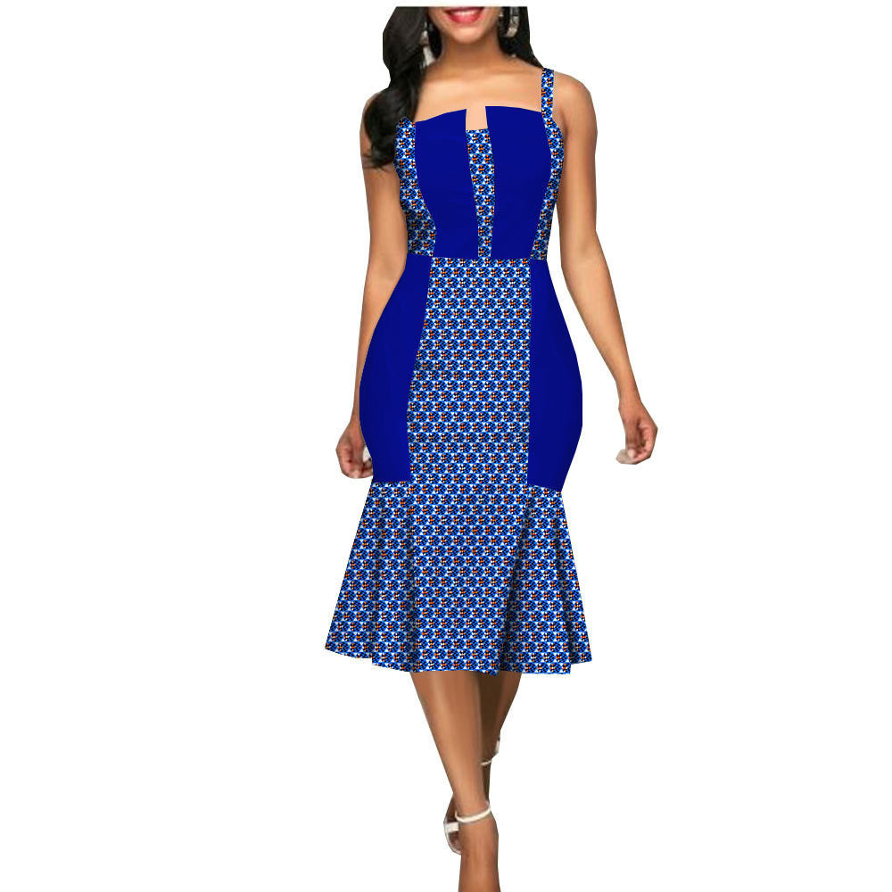 Robe d'été africaine personnalisée pour femme, tenue de soirée, vêtements africains, robe d'été