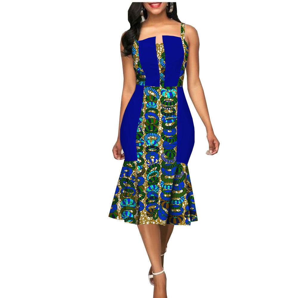 Robe d'été africaine personnalisée pour femme, tenue de soirée, vêtements africains, robe d'été