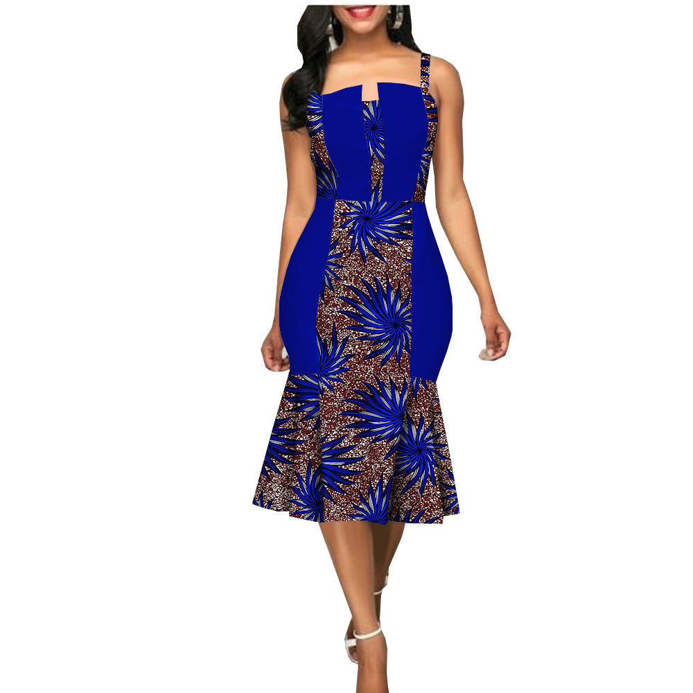 Robe d'été africaine personnalisée pour femme, tenue de soirée, vêtements africains, robe d'été