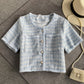 Women'S Short-Sleeved Jacket Korean Style Loose Retro Hong Kong Flavor Wild