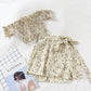 Cropped Top Irregular Trendy Lace Floral Skirt Suit