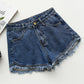 Jeans courts pour femmes Newsummer Pantalons en denim pour femmes
