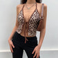 Wear V-neck Halter Neck Strap HalterVest