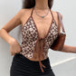 Wear V-neck Halter Neck Strap HalterVest