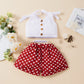 Amazon Style Solid Color Top Love Shorts Two-Piece Suit