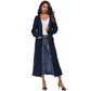 Cardigan femme avec grandes poches, cardigan long et fin