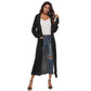Cardigan femme avec grandes poches, cardigan long et fin