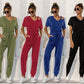 Summer New Style Off The Shoulder V Neck Jumpsuit