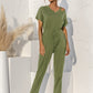 Summer New Style Off The Shoulder V Neck Jumpsuit