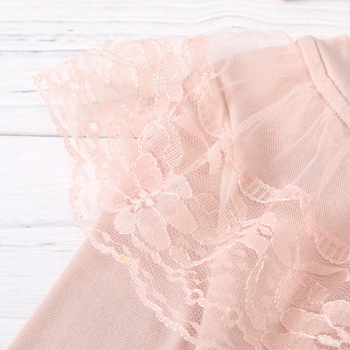 Ensemble culottes en dentelle à nœud pour sœur et frère