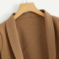 European And American New Product Solid Color Woolen Fashion Jacket