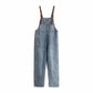 Loose Wide-leg Harem Denim Overalls