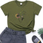 T-shirt garçon imprimé pissenlit prune