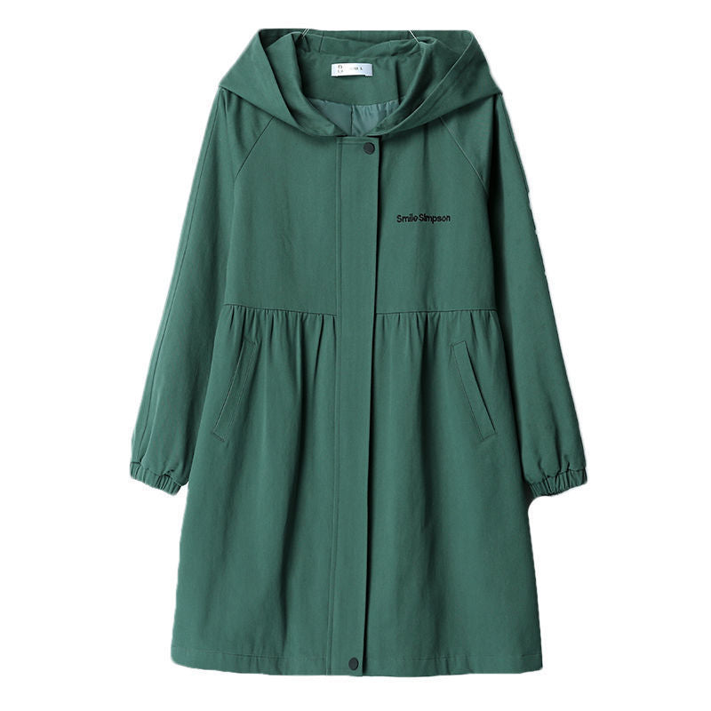 Loose Coat Plus Size Hooded Jacket