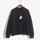 Fast Selling Popular Women''s Clothing Korean Ulzzang Love Finger Than Heart Gesture Plush Sweater