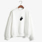 Fast Selling Popular Women''s Clothing Korean Ulzzang Love Finger Than Heart Gesture Plush Sweater
