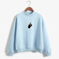 Fast Selling Popular Women''s Clothing Korean Ulzzang Love Finger Than Heart Gesture Plush Sweater