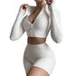 Tenue de sport décontractée à manches longues et short