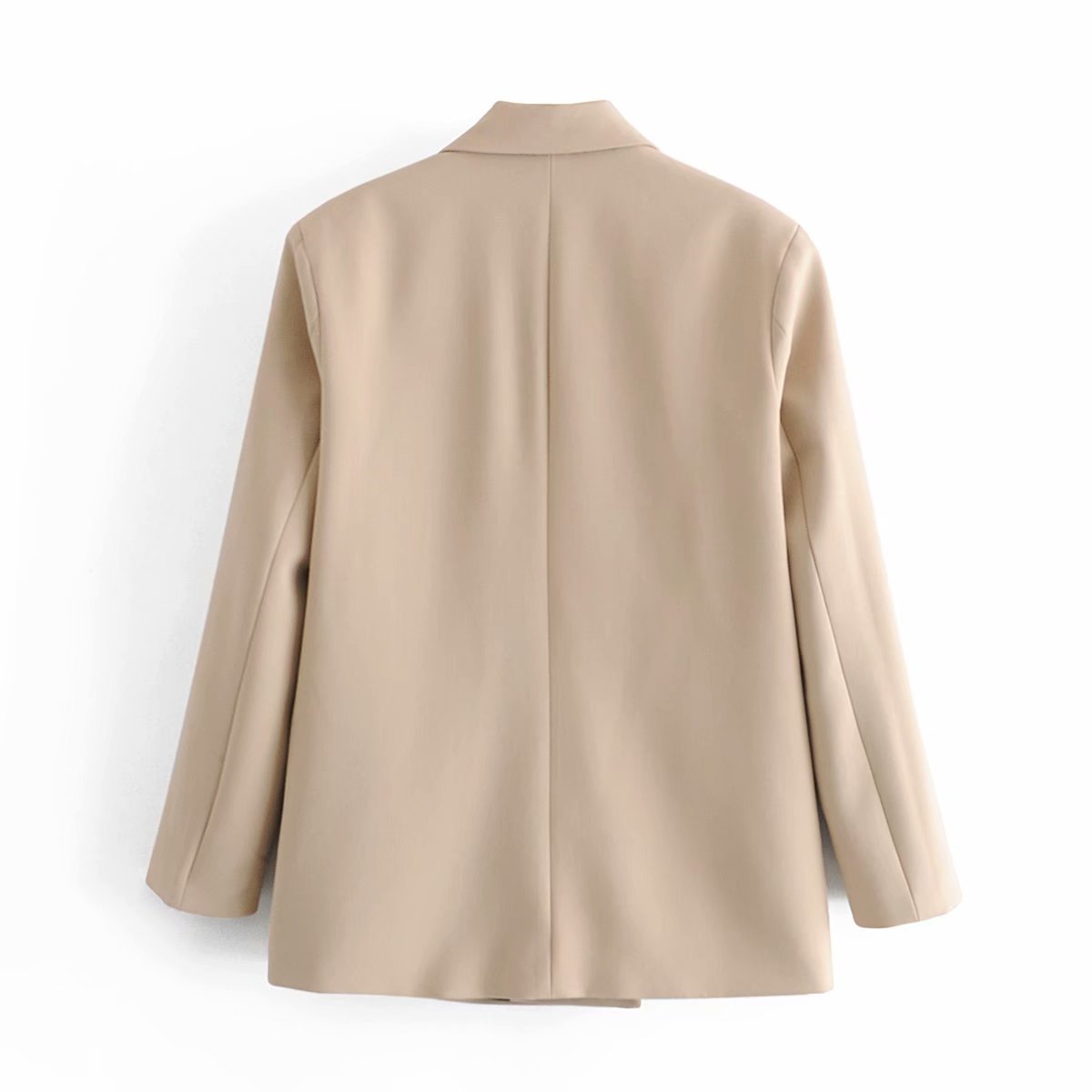 Women's Double-breasted Blazer With Two Buttons