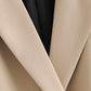 Women's Double-breasted Blazer With Two Buttons