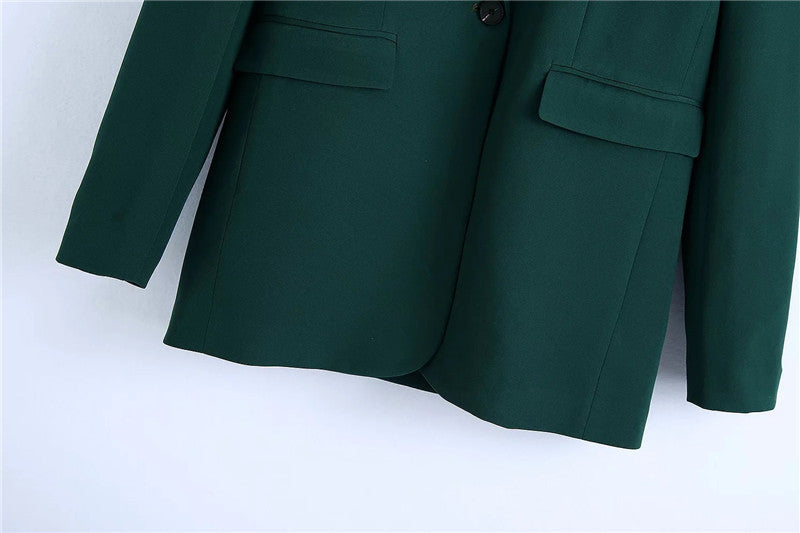 Ladies Temperament Slim Pocket Korean Blazer