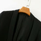 Summer Women's New Style European And American Style Solid Color Cuff Pleated Unbuttoned Suit Jacket