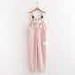 Harajuku Kawaii Strap Pants Women Sweet Plaid Strawberry
