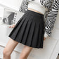 Women's Brown Woolen Pleated Skirt Skirt