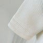 Robe courte blanche moulante taille haute, style décontracté, manches courtes, tricotée, sac d'été, jupe hanche