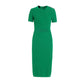 Ice Silk Fabric Elastic Slim Fit Hip Dress