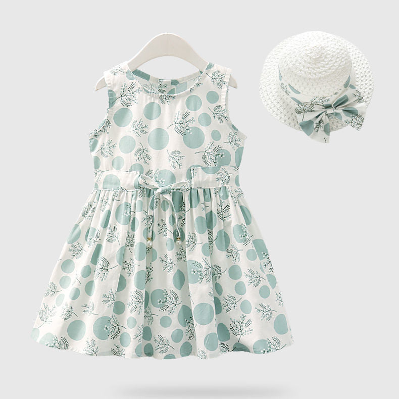 Nouvelle jupe gilet pour bébé fille, robe de princesse coréenne d'été, jupe pour enfants