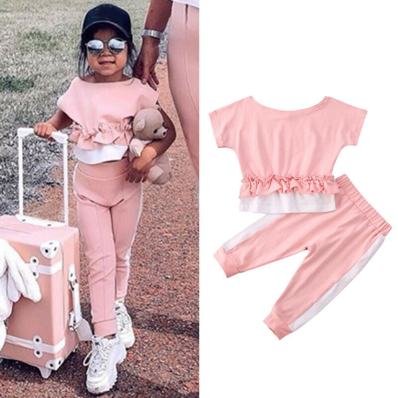 Two-piece Short Short-sleeved T-shirt And Trousers