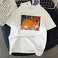 Musical Rock Singer Print Crew Neck T-shirt