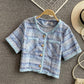 Slim Slimming Short Round Neck Top