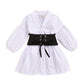 Autumn Girls V-neck Long-sleeved Shirt Top