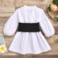 Autumn Girls V-neck Long-sleeved Shirt Top