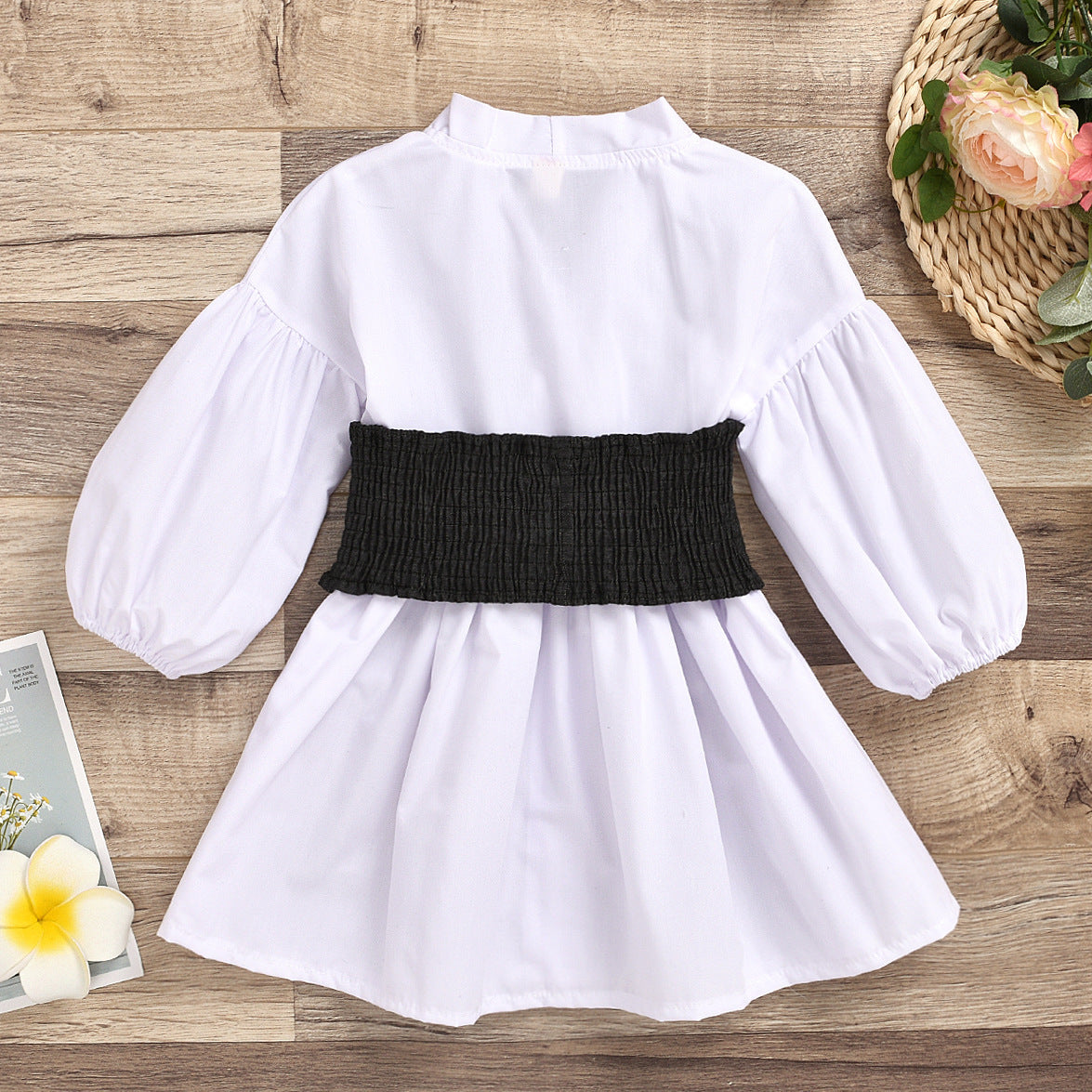 Autumn Girls V-neck Long-sleeved Shirt Top