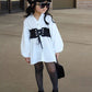 Autumn Girls V-neck Long-sleeved Shirt Top