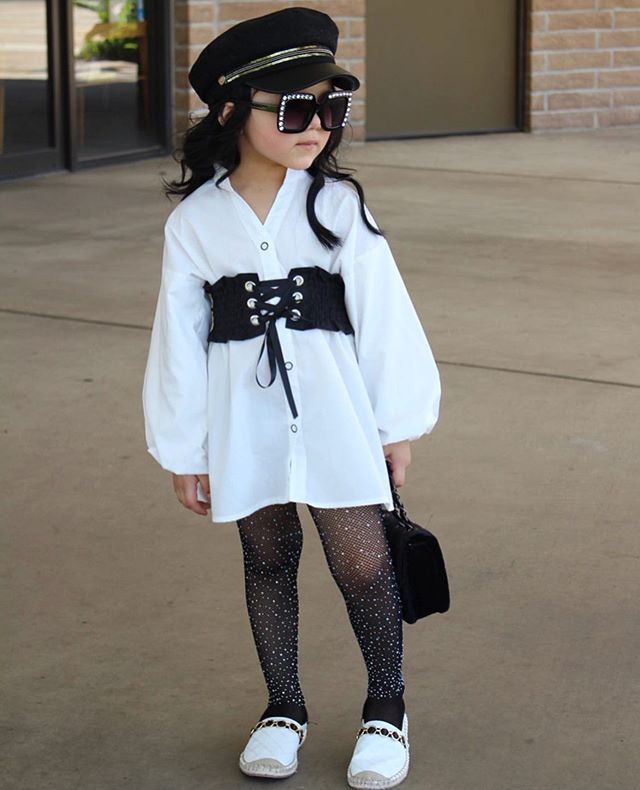 Autumn Girls V-neck Long-sleeved Shirt Top