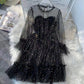Robe étoile en maille douce 