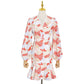 TWOTWINSTYLE Print Ruffle Slim Summer Dress For Women