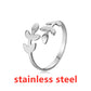 Korean Jewelry Industry Fashion Simple Olive Branch Leaf Female Finger Ring Ring Jewelry  Ring