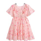 Floral Chiffon Princess Dress Thin