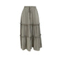 Women's High Waist Slim Cotton And Linen Skirt