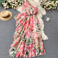 One-shoulder Elegant And Smart Ruffled Fairy Temperament Holiday Skirt
