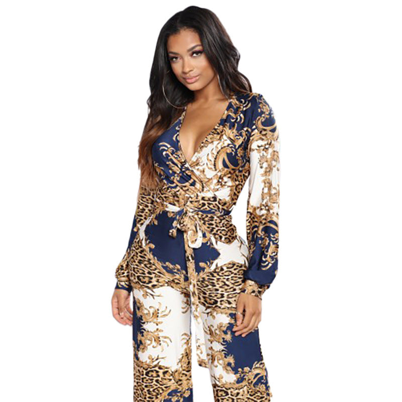 European And American Cross-Border Fashion Casual Jumpsuit