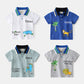 Fashion Summer Boys POLO Cotton Fabric Short Sleeves