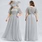 Robe longue en maille à paillettes pour femmes rondes, taille 9XL