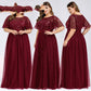 Robe longue en maille à paillettes pour femmes rondes, taille 9XL